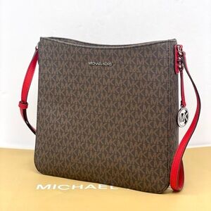 Michael Kors Jet Set Large Logo Messenger Crossbody Bag